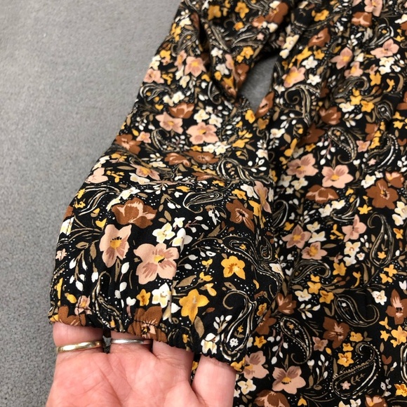 J. JILL Floral Cottagecore long sleeve flowy top size XS - Picture 4 of 9